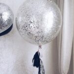 Фото 2 - Мега куля прозора 80см діаметр з конфеті кружечки.