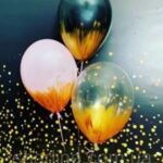 Фото 1 - Паперові гірлянди "Happy birthday" чорні.