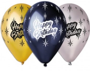 Фото 25 - Тематична кулька "Happy Birthday".