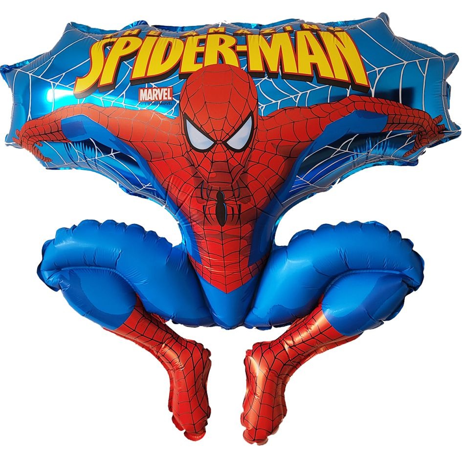 Фото 26 - Кулька фігура Спайдермен Spiderman | людина павук з гелієм.