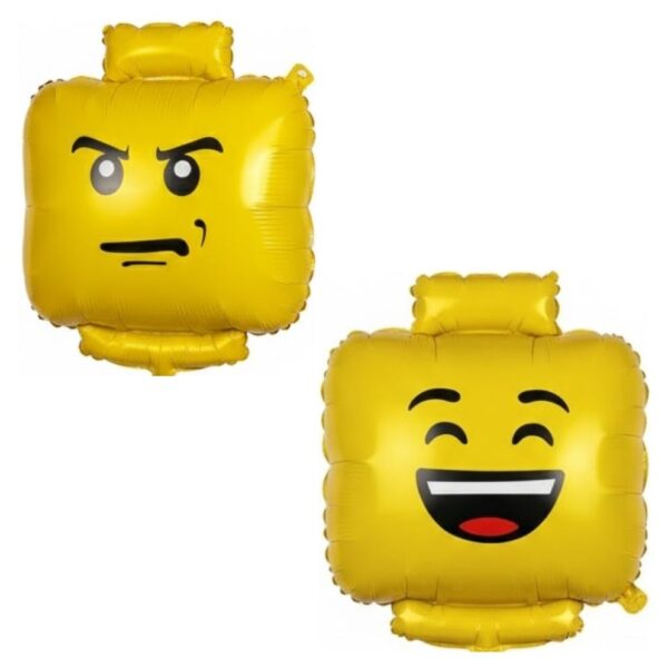 Фото 45 - Кулька фігура Лего | LEGO 2 сторони з гелієм.
